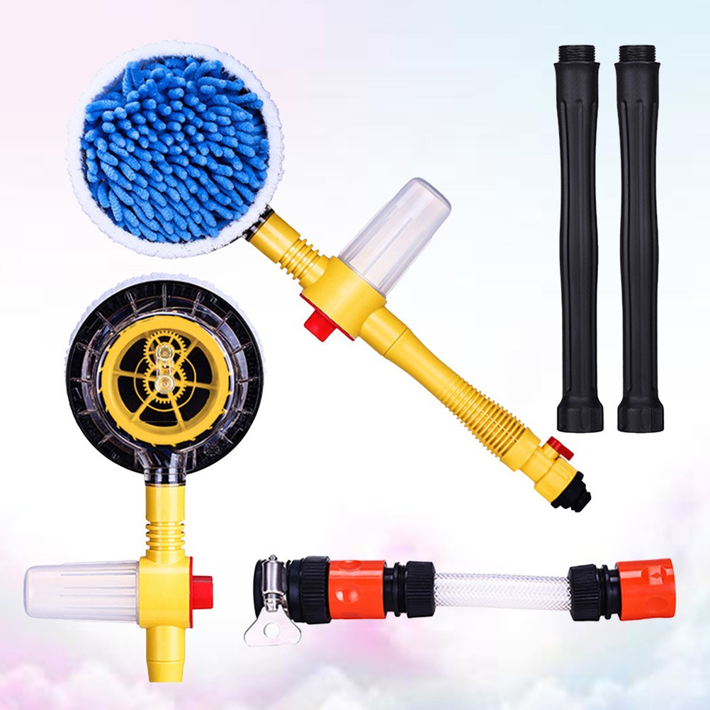 ya 5 8.7 Vehicle Rotating Cleaning Brush Car Wash Brush Auto Water Spray Brush