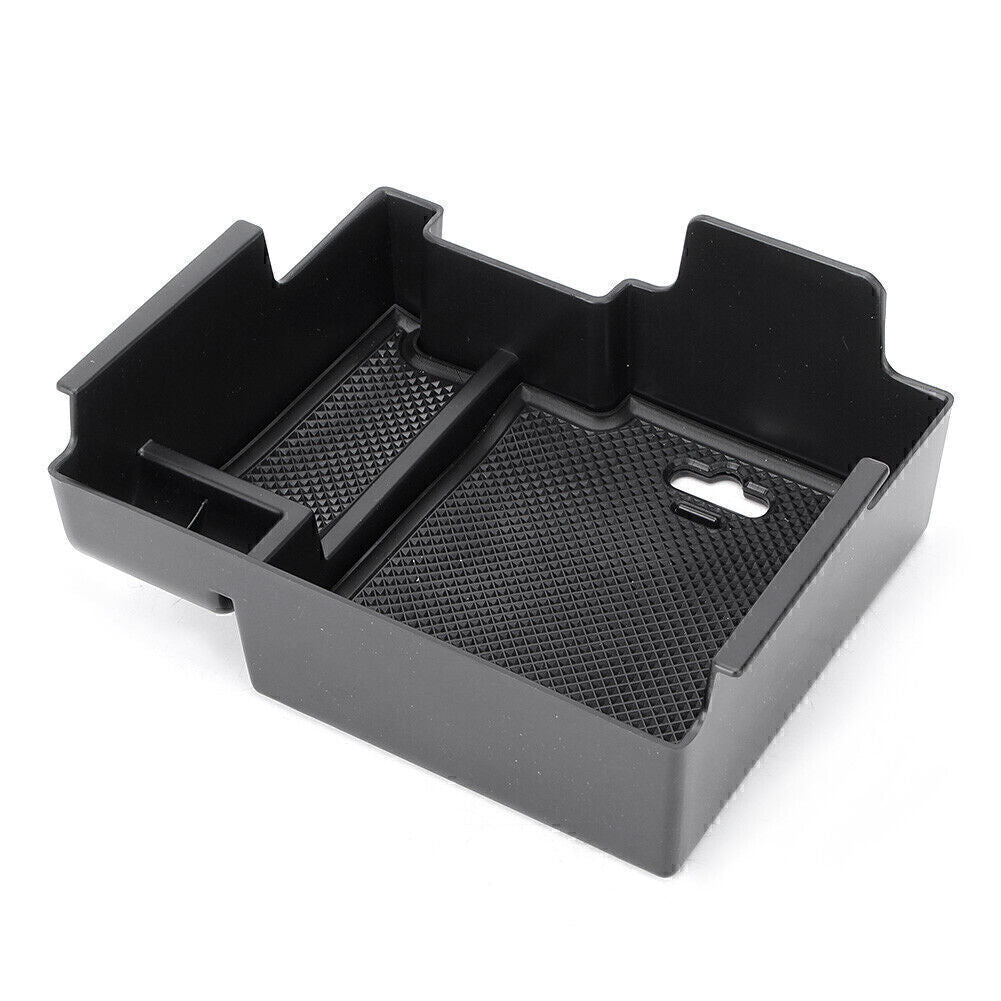 ya 5 8.7 Fit for Ford Explorer 2011-2017 Console Armrest Storage Bin Box Tray Container Black