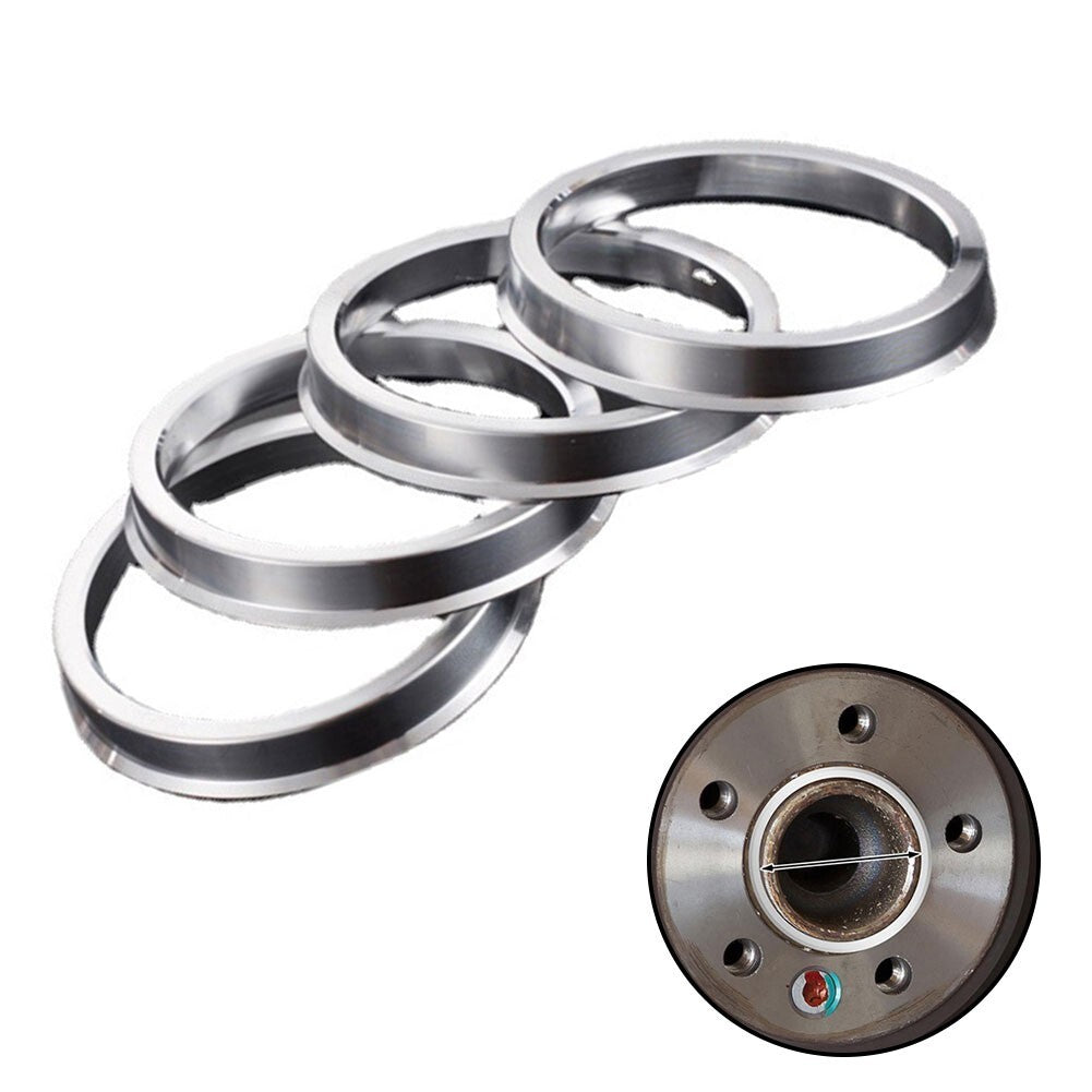 ya 5 8.7 Wheel Hub Centric Rings Spacer OD=70.5mm ID=66.1mm Aluminum Alloy 4Pcs