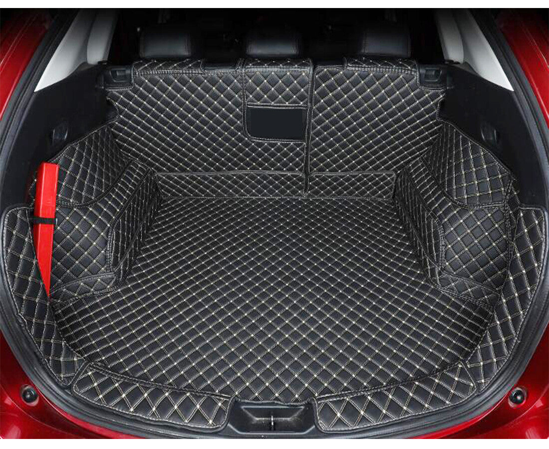 ya 5 8.7 Leather Boot Cargo Liner Tray Rear Trunk Floor Mat for Mazda for CX-5 2017-2020