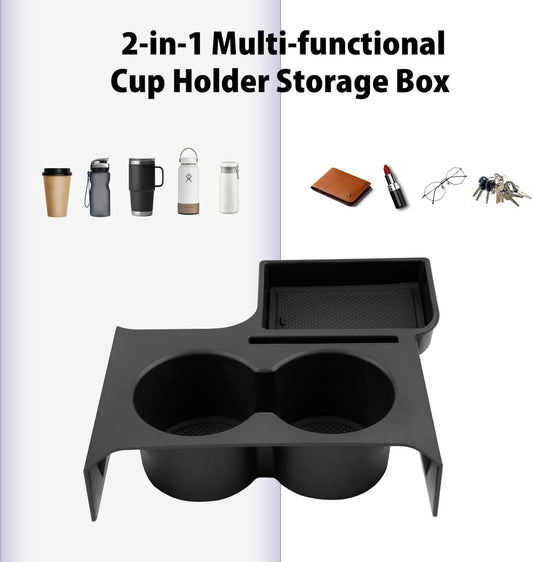 ya 4 6.21 for Ford Maverick XLT 2022-2025 Car Coffee Cup Holder Organizer Tray Storage Box