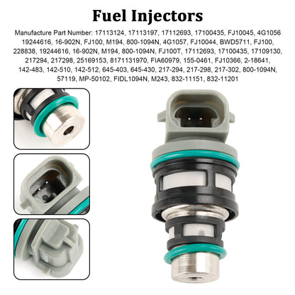 ya 1 8.12 baidi 1PCS Fuel Injectors 17113124 for Chevy for Buick for Pontiac 2.2L 17113197