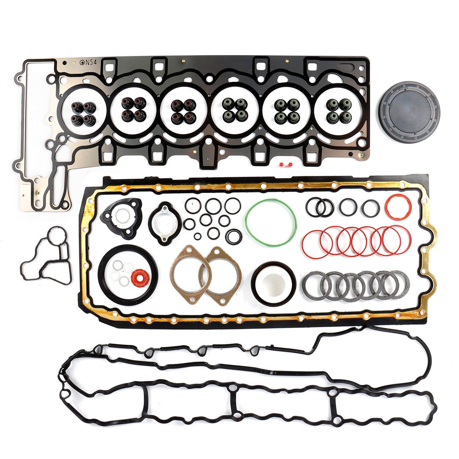 ya 9 6.5.3 Engine Overhaul Gasket Seals Kit for BMW 335i 135i E60 E92 E90 E89 E71 N54 3.0L