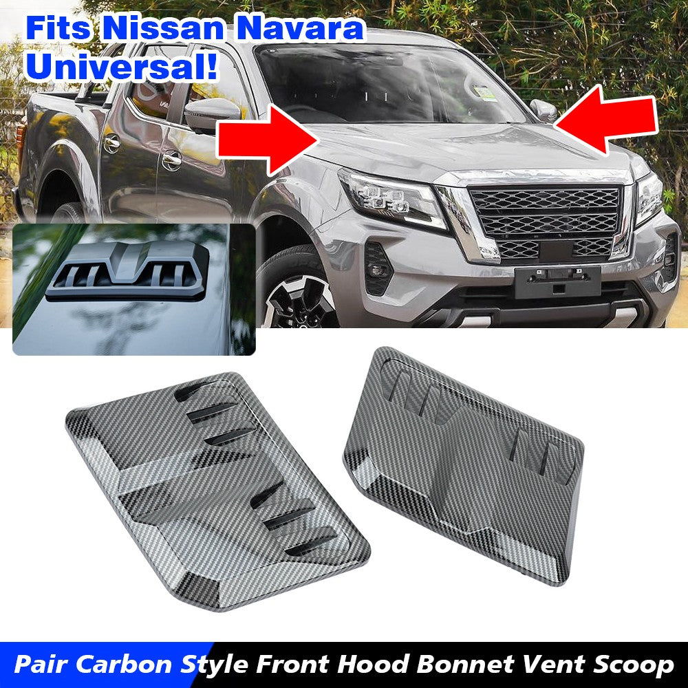 ya 1 6.30 for for Ford Ranger XL XLT Carbon Style Air Flow Scoop Hood Intake Vent Bonnet Cover