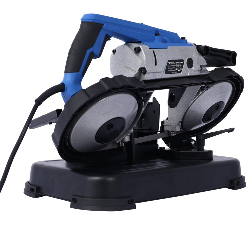 ya 28 High-Perf Portable Band Saw, Removable SS Base, 45-90¡« Cut,5 Depth, 10A 1100W