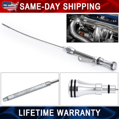 ya 5 8.7 For 55-79 SBC for Chevy 265 283 327 350 Driver Side Flexible Engine Oil Dipstick