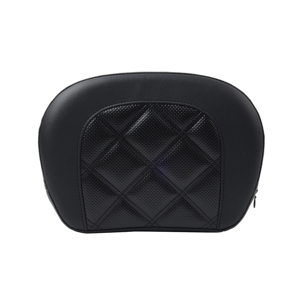 ya 3 6.25.3 Stitching Passenger Black Sissy Bar Backrest Pad Bracket for Harley Street Glide