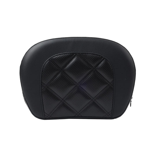 ya 3 6.25.3 Stitching Passenger Black Sissy Bar Backrest Pad Bracket for Harley Street Glide