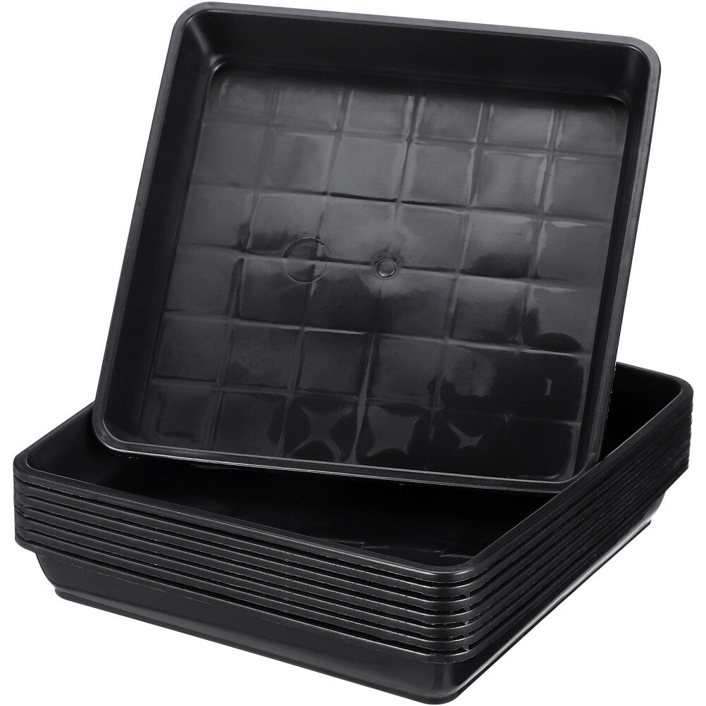 ya 14 8 Pcs Flower Pot Tray Water Absorber Gardening Trays Plastic Bonsai