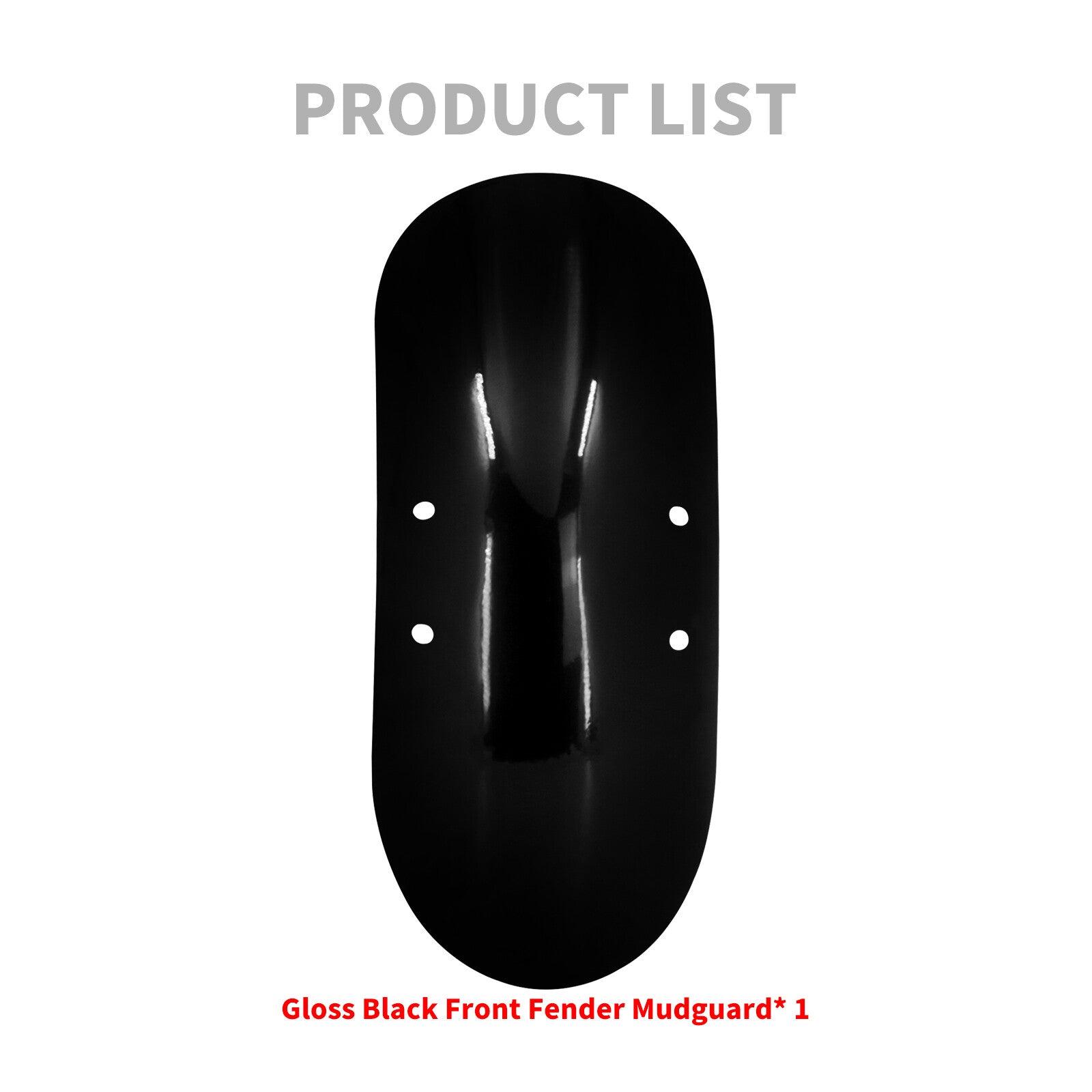 ya 5 8.7 Vivid Black Front Fender Mudguard Cover Fit for Harley Forty Eight 48 1200 10-22