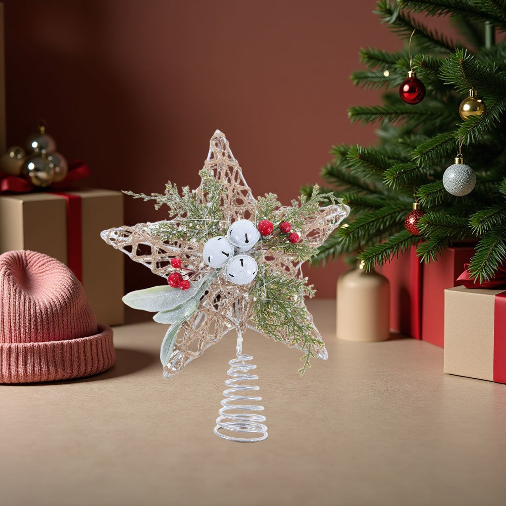 ya 25 Star Tree Topper with Lights Or ment Decorative Treetop