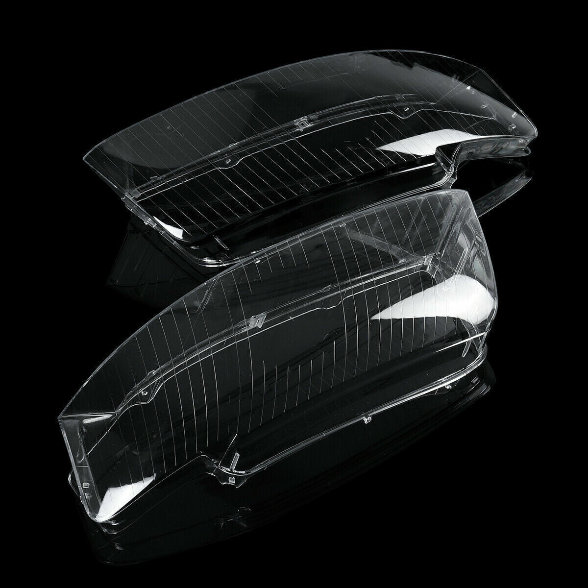 ya 5 8.7 Pair Left + Right Headlight Headlamp Clear Lens Cover for Audi A4 B6 2002-2005