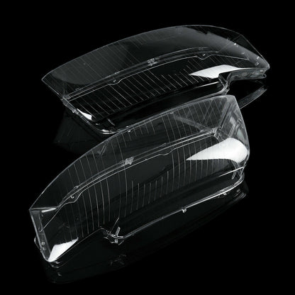 ya 5 8.7 Pair Left + Right Headlight Headlamp Clear Lens Cover for Audi A4 B6 2002-2005