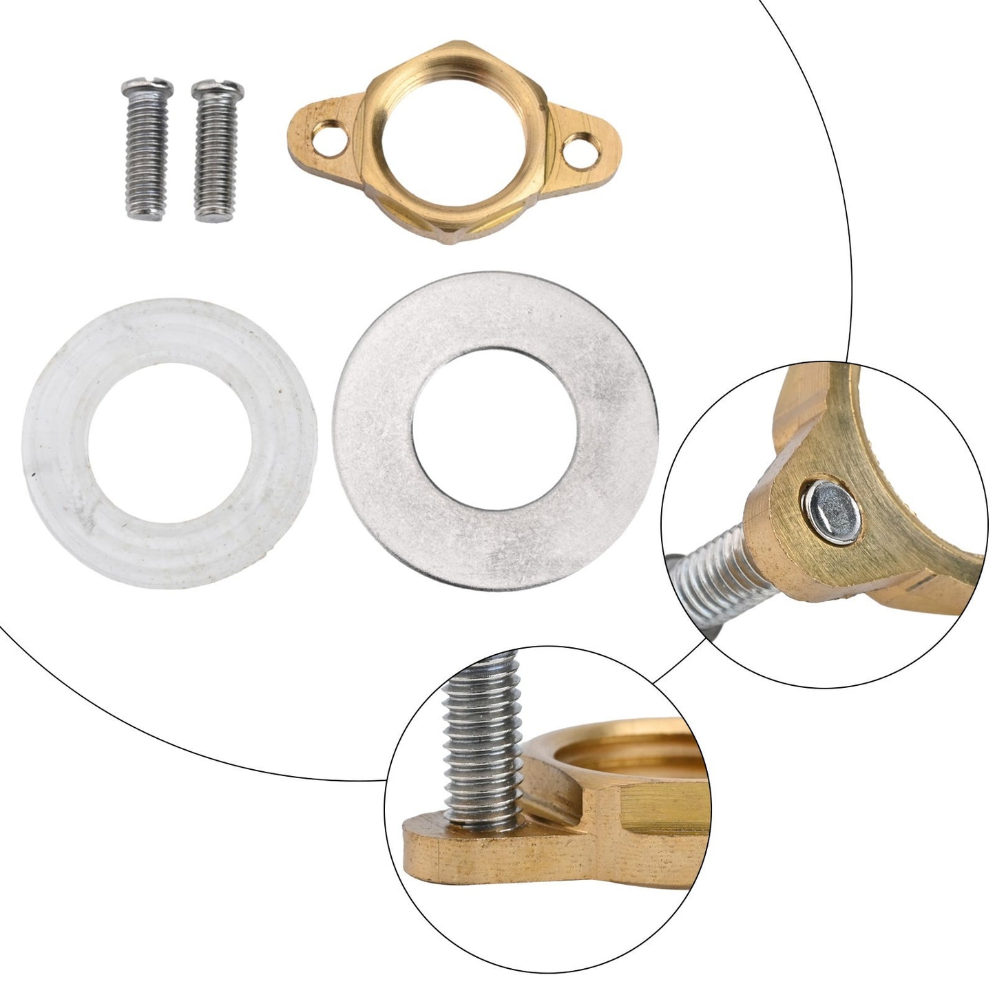 ya 14 Easy Installation Sink Faucet Fastener Brass Kitchen Faucet Fixing Tool Set