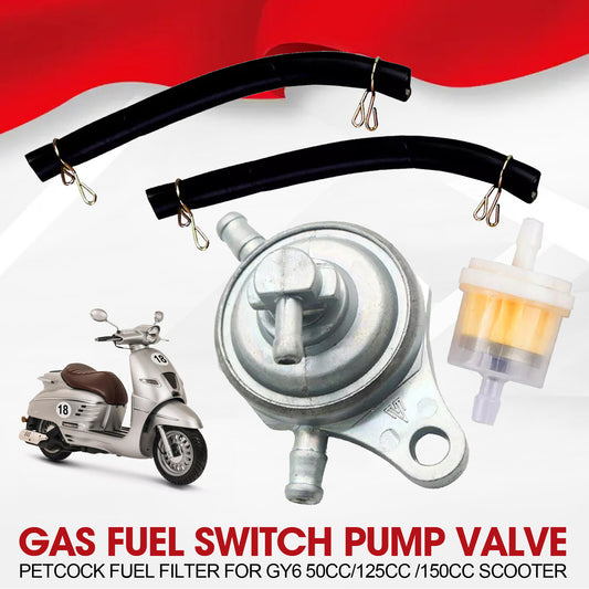 ya 2 6.30 Fuel Pump Valve Vacuum Petcock For ATV Scooter Doped Kart GY6 50 125 150cc