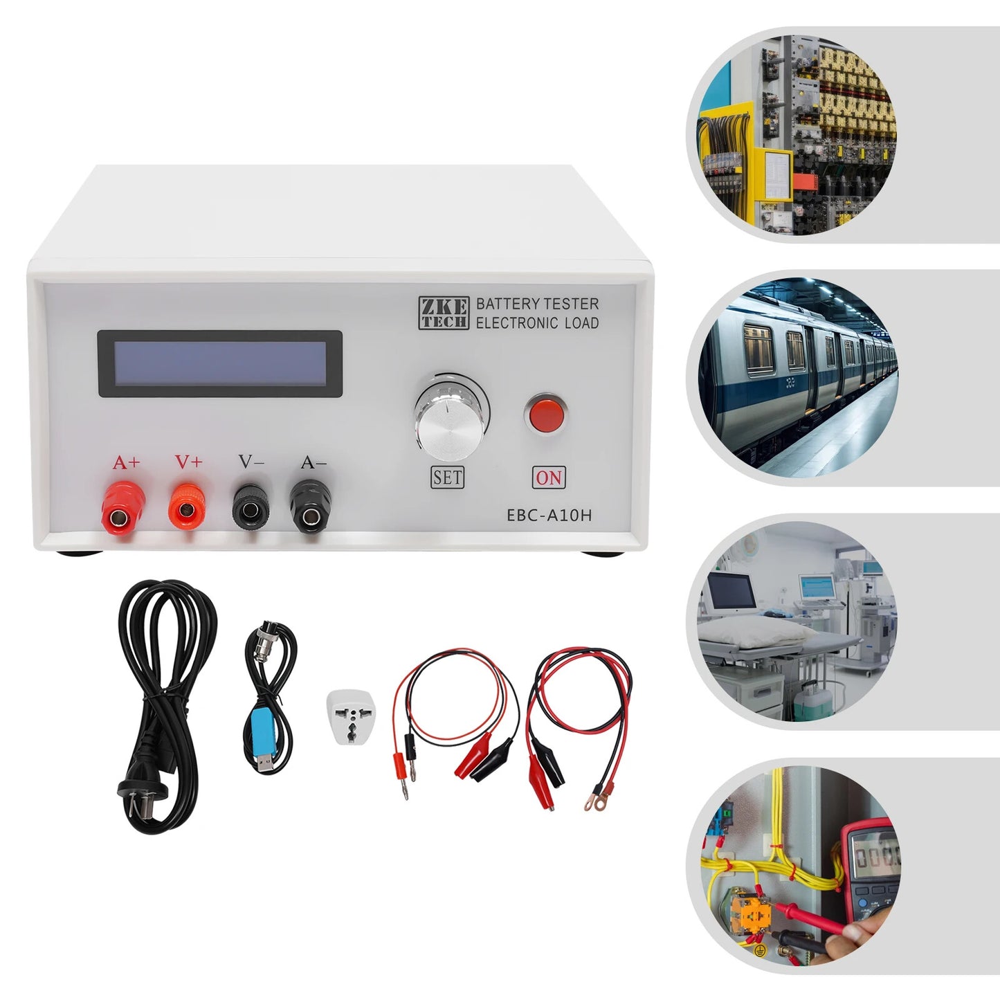 ya 26 7.28.2 Battery Capacity Tester Charging and Discharging Instrument Electronic Loada