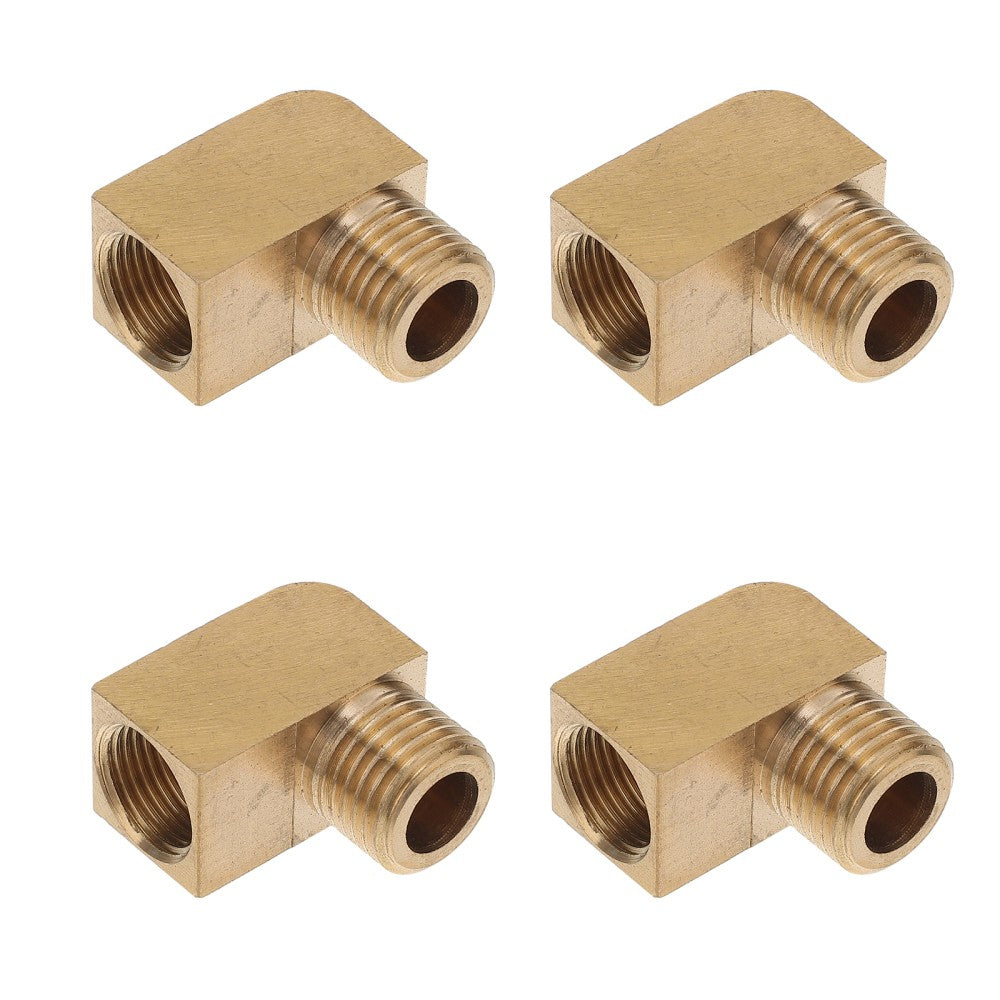ya 2 7.16 4 Pcs Brass Fittings Elbow Coupling Connector Thread Connectors Corner