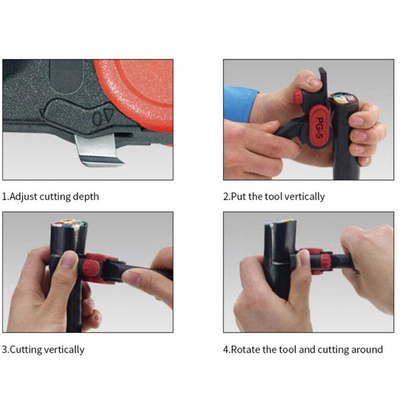 ya 25 Electrical Cable Denuder Stripper Mechanic Electrician Electricist Pliers
