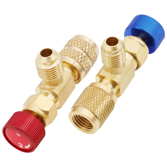 ya 12 5.22.2 2Pcs Refrigerant Charging Valves Air Conditioner Compatible Valves