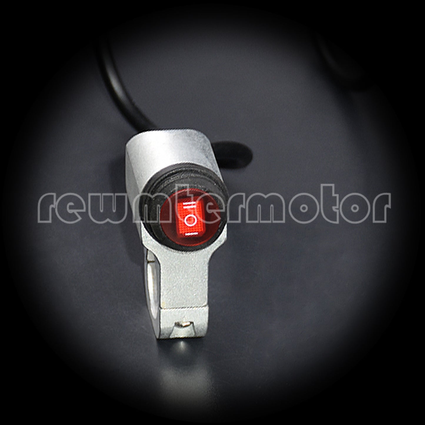 ya 1 7.4 7/8'' Motorcycle Handlebar Headlight Light Switch On Off On Waterproof Chrome
