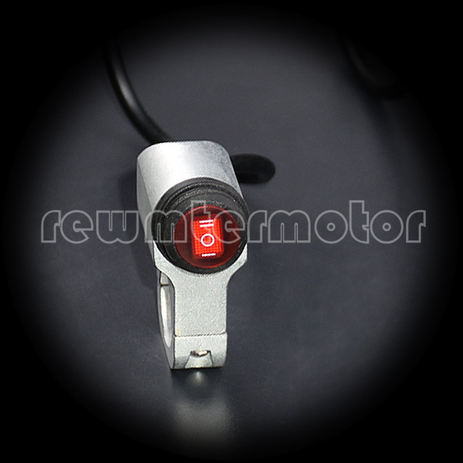 ya 1 7.4 7/8'' Motorcycle Handlebar Headlight Light Switch On Off On Waterproof Chrome