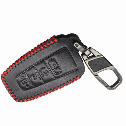 ya 5 8.7 Leather 4Button Car Key Fob Case Cover for Toyota Highlander for Camry for RAV4 for COROLLA