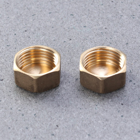 ya 2 7.16 2pcs Compression Fitting Brass Blank Nut (15g) nut cap fitting cap fitting nut