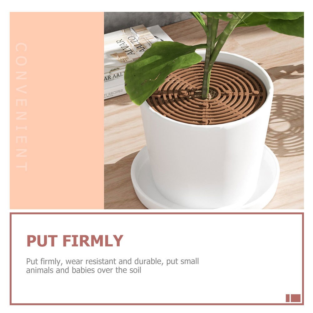 ya 14 2Pcs flower pot hole mesh pad plant grid pot Plant Pot Protor Plant Pot Soil