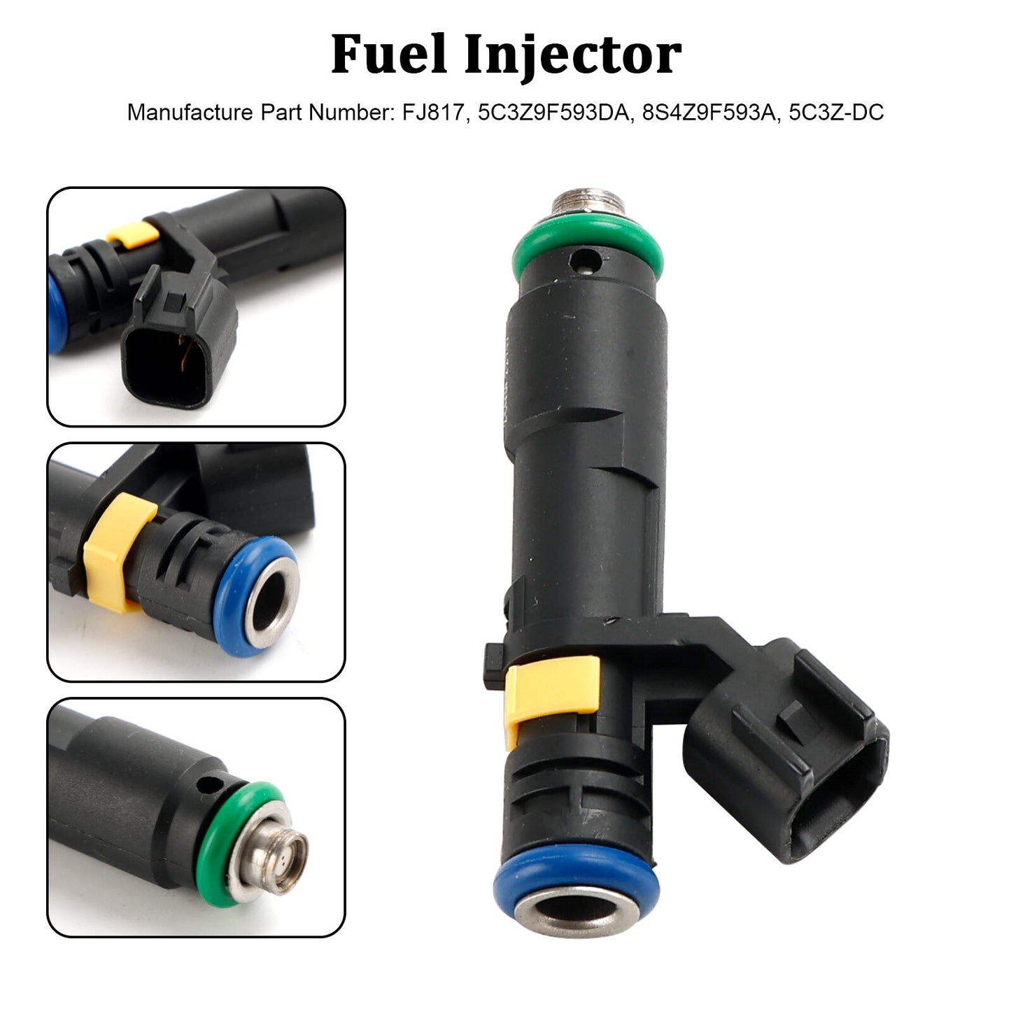 ya 1 8.5.4 1PCS Fuel Injector for F150 F250 F350 Expedition Super Duty 2005-2007 5.4L