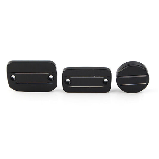 ya 4 6.17.2 for Ducati Sc for Ram bler 1100 18-22 Black Front Rear Brake Reservoir Fluid Cover Cap