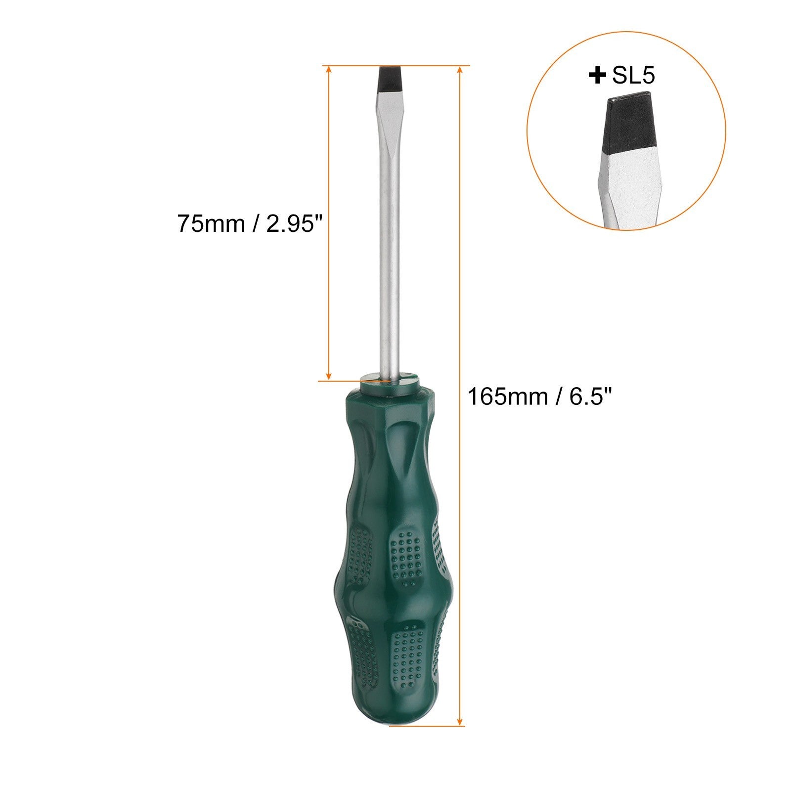 ya 26 SL5 6.5 Magnetic Slotted Screwdrivers CR-VFlat Head Screwdriver , n