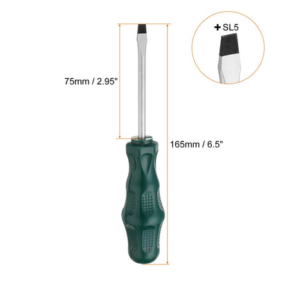 ya 26 SL5 6.5 Magnetic Slotted Screwdrivers CR-VFlat Head Screwdriver , n