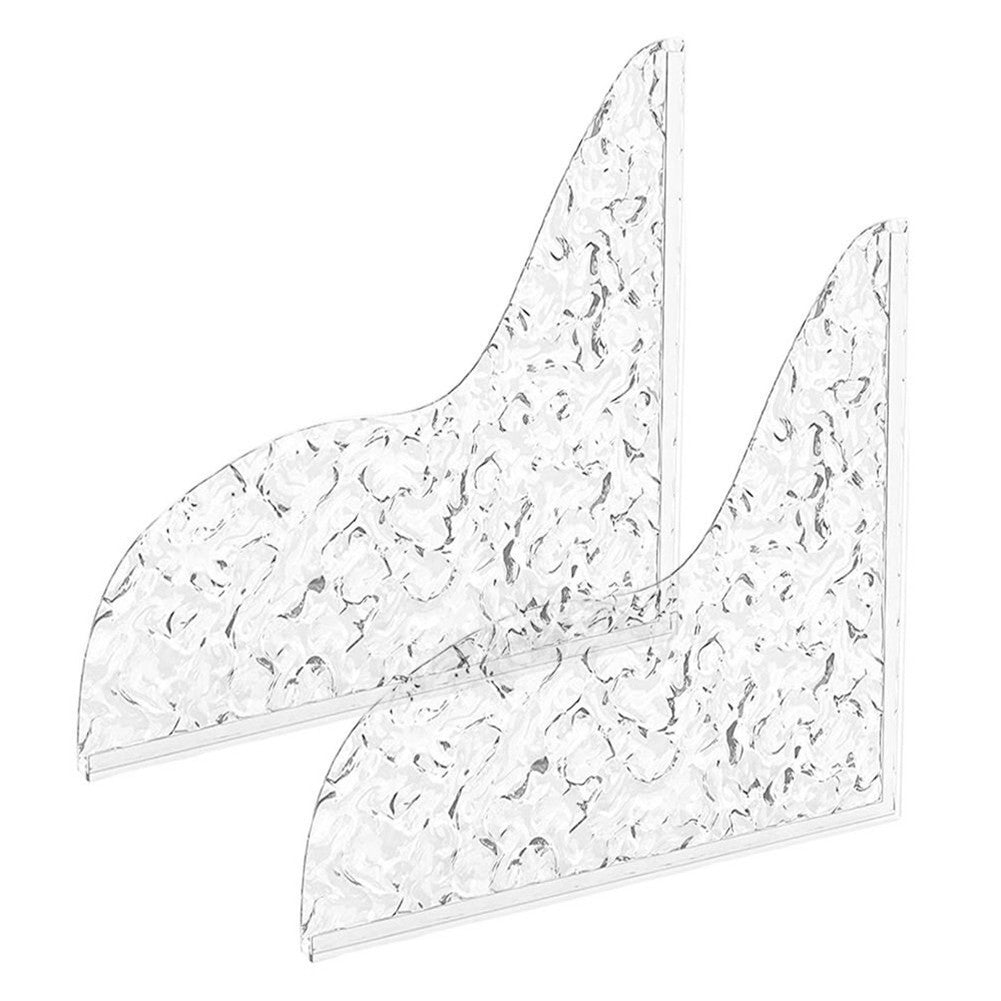 ya 28 2pcs Shower Splash Guard Acrylic Bathroom Waterproof Bathtub Corner for Restroom