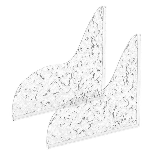 ya 28 2pcs Shower Splash Guard Acrylic Bathroom Waterproof Bathtub Corner for Restroom