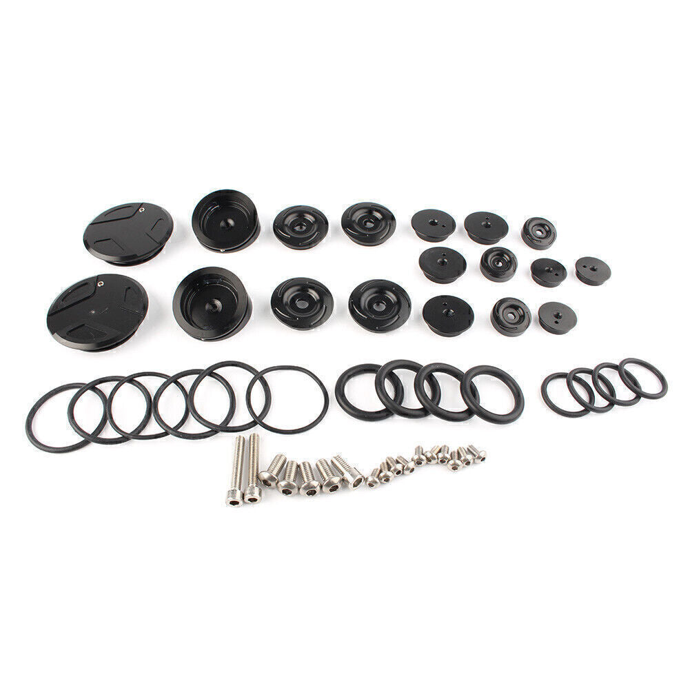ya 3 6.23 18x Black F for Ram e Cap F for Ram e Hole Cover Caps Decorative Fit for BMW R1200GS/ADV 13-19