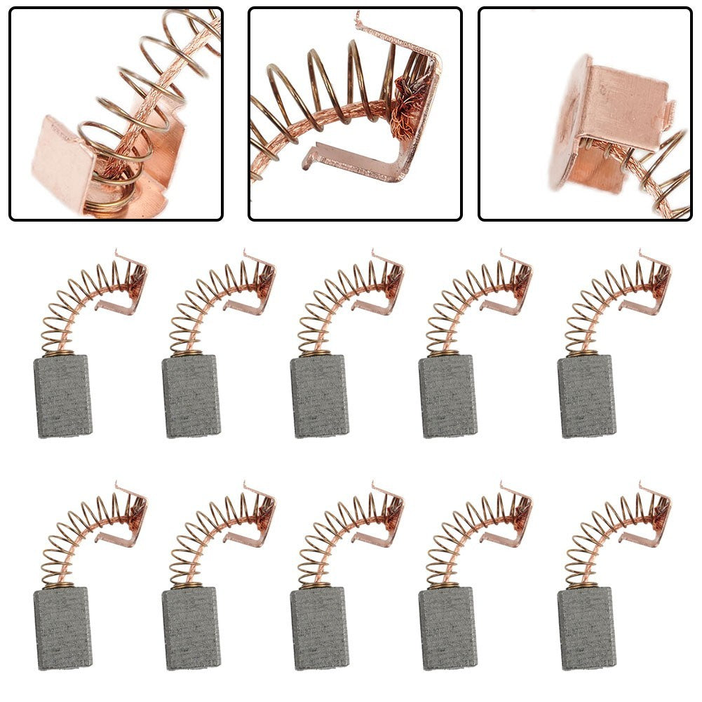 ya 16 (5X8X12mm) G720 Carbon Brushes 10 Pairs Suitable For B&D Angle Grinders
