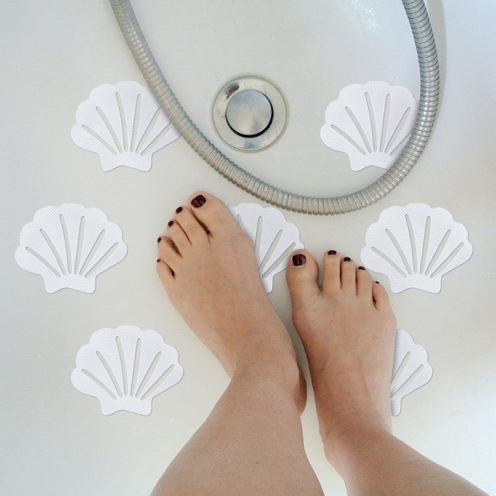 ya 5 8.7 Bath Stickers Bathroom Non-slip Bathtub Shell Seashell Decals for Anti Safety