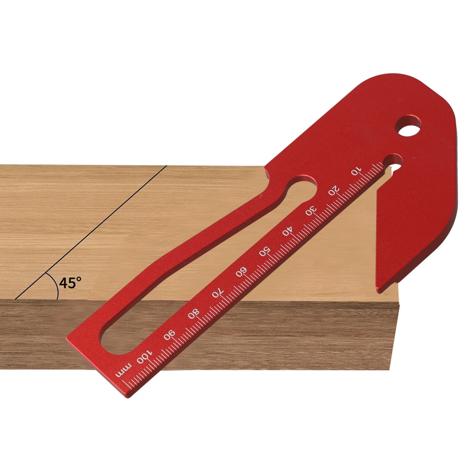 ya 14 For Woodworking Angle Finder Square Tool Made of Sturdy Aluminum Alloy