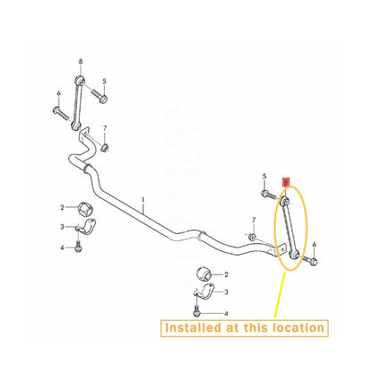 ya 5 8.7 Suitable for for Bentley Mulsanne 2011-2022 Stabilizer Support Bar OE: 3Y0411317