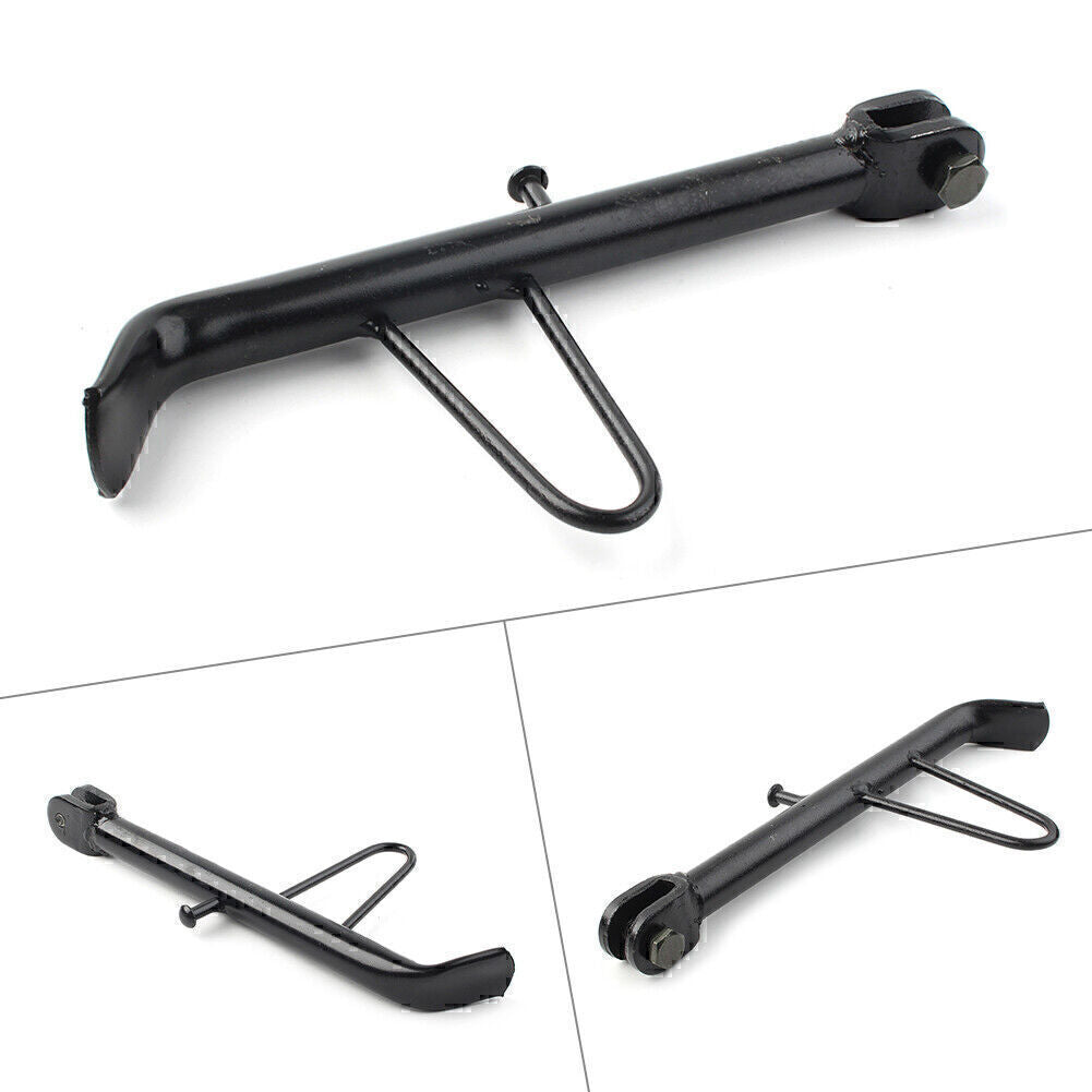 ya 4 6.17 21CM Universal Scooter E-Bike Kickstand Foot Side Stand Support Black Motorcycle