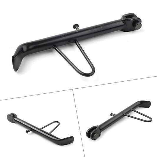 ya 4 6.17 21CM Universal Scooter E-Bike Kickstand Foot Side Stand Support Black Motorcycle