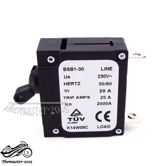ya 28 20A In Generator Circuit Breaker 25A Trip Amps 2000A 230V BSB1-30 Hertz 50/60