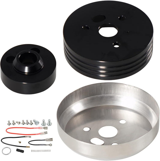 ya 8 5.27 5 & 6 Hole Steering Wheel Hub Adapter For Flaming for Chevy River GM Ididit New
