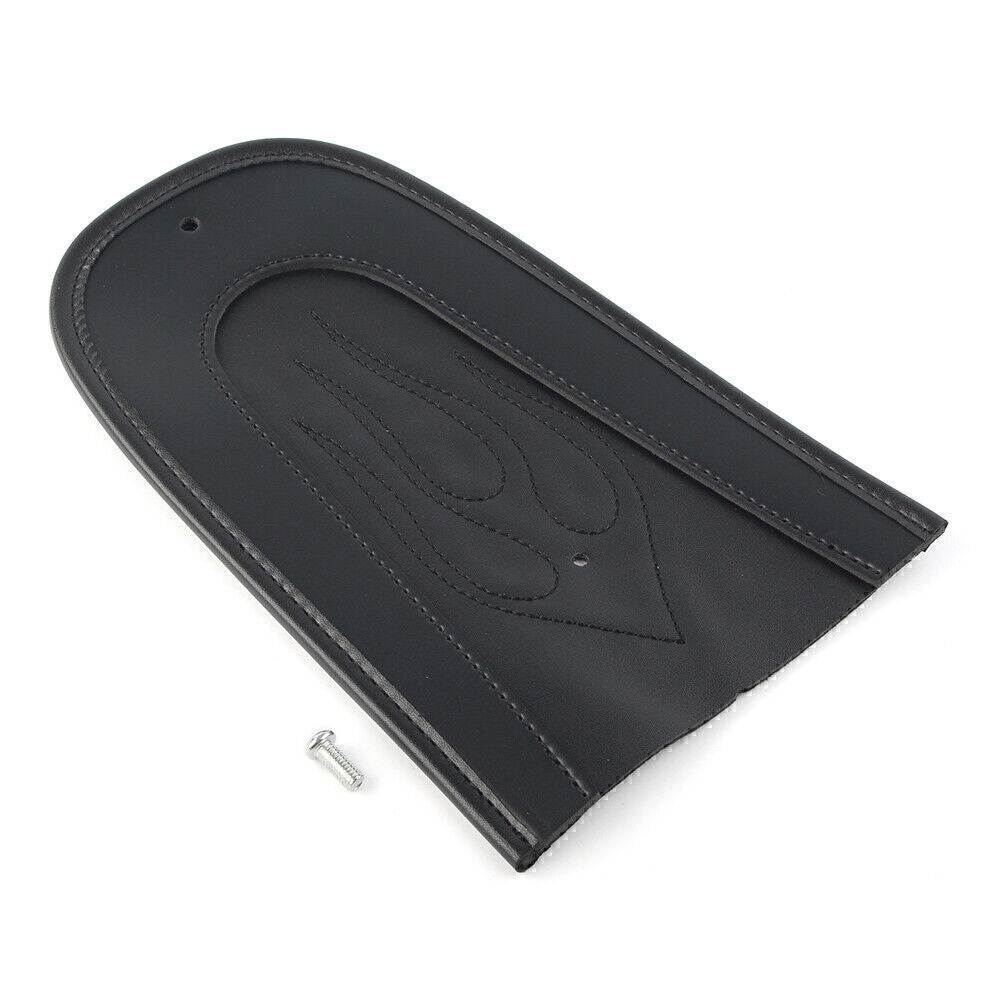 ya 5 8.7 Solo Rear for SEAT Leather Flame Fender Bib for Harley Sportster XL883 XL1200 04-15