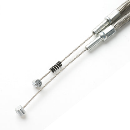 ya 5 8.7 Stainless Steel Throttle & Idle Cable Set fits for Harley-Davidson 42 KY