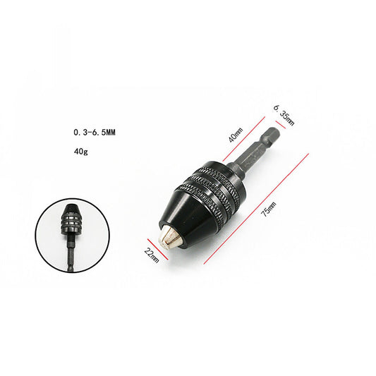 ya 25 Round Handle 0.3-3.4mm Drill Chuck Shank New Electric Grinder Drill Chuck