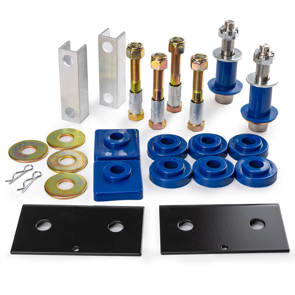 ya 2 7.16 S92V01 Engine Hood Hinge Pivot Bushing & Mounting Bolt Set Kits for Peterbilt