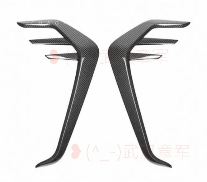 ya 4 6.17 SUIT@FOR 21-25 for BMW G80 G82 M3 M4 Dry Carbon Fiber Front fender decorative strip