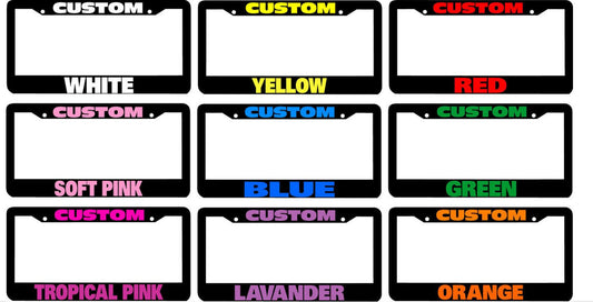 ya 1 8.5.1 1 Piece Car License Plate Frame Cover Cap Cap Rear Boot Black American Flag for 