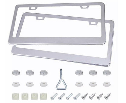 ya 1 8.12 baidi Car License Plate Frame Cover Hood Cap Rear Cover Real Carbon for Alfa Romeo 